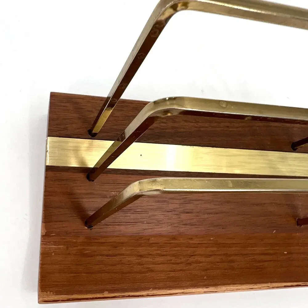 Vintage Park Sherman solid walnut letter holder
